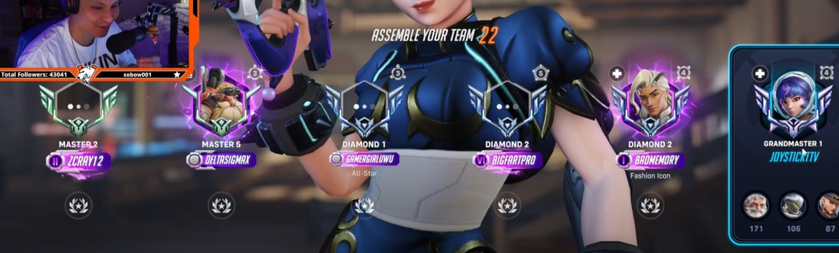 JoystickOW's tweet image. IT SHOWS IN GAME RANKS NOW BIG W