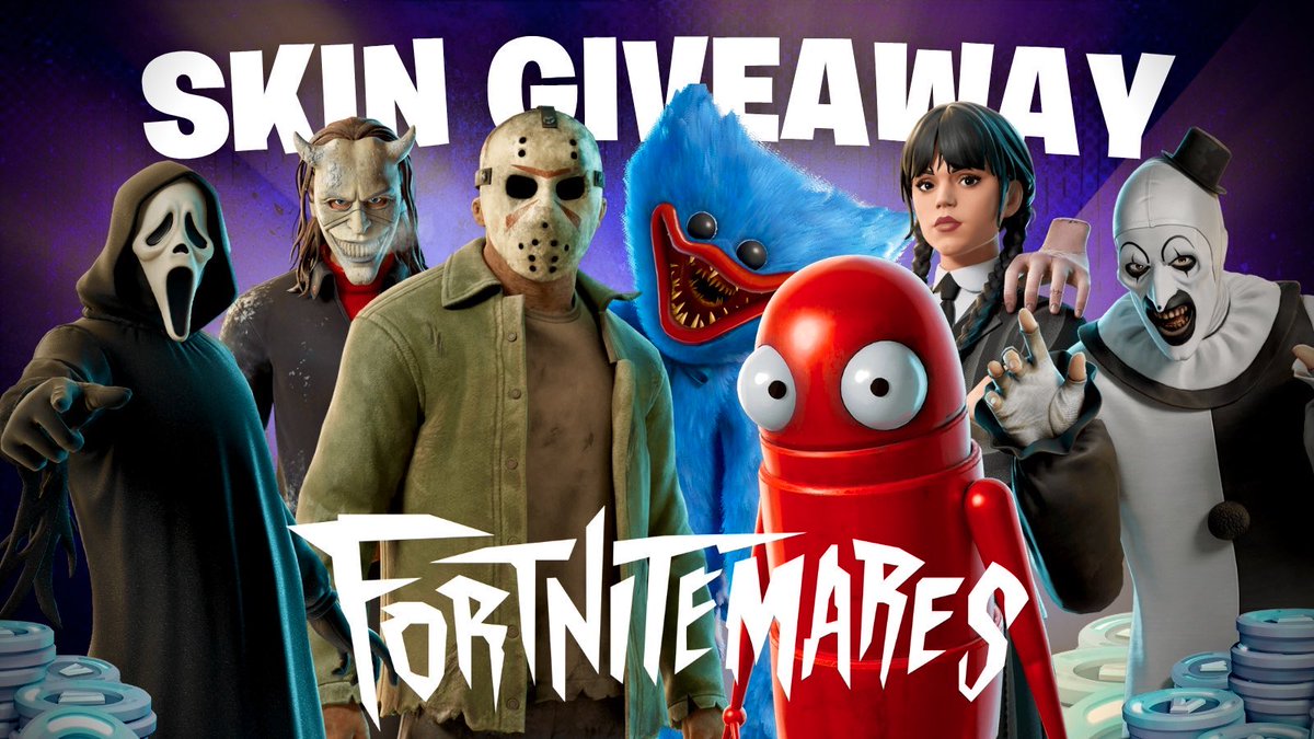Castgfishy's tweet image. Fortnitemares Skin Of Choice • Winner in 24 Hours 

— Like and Retweet 
— Join 🔗 discord.gg/BZVSjTZkD • BE ACTIVE ✅

#Fortnite #Fortnitemares