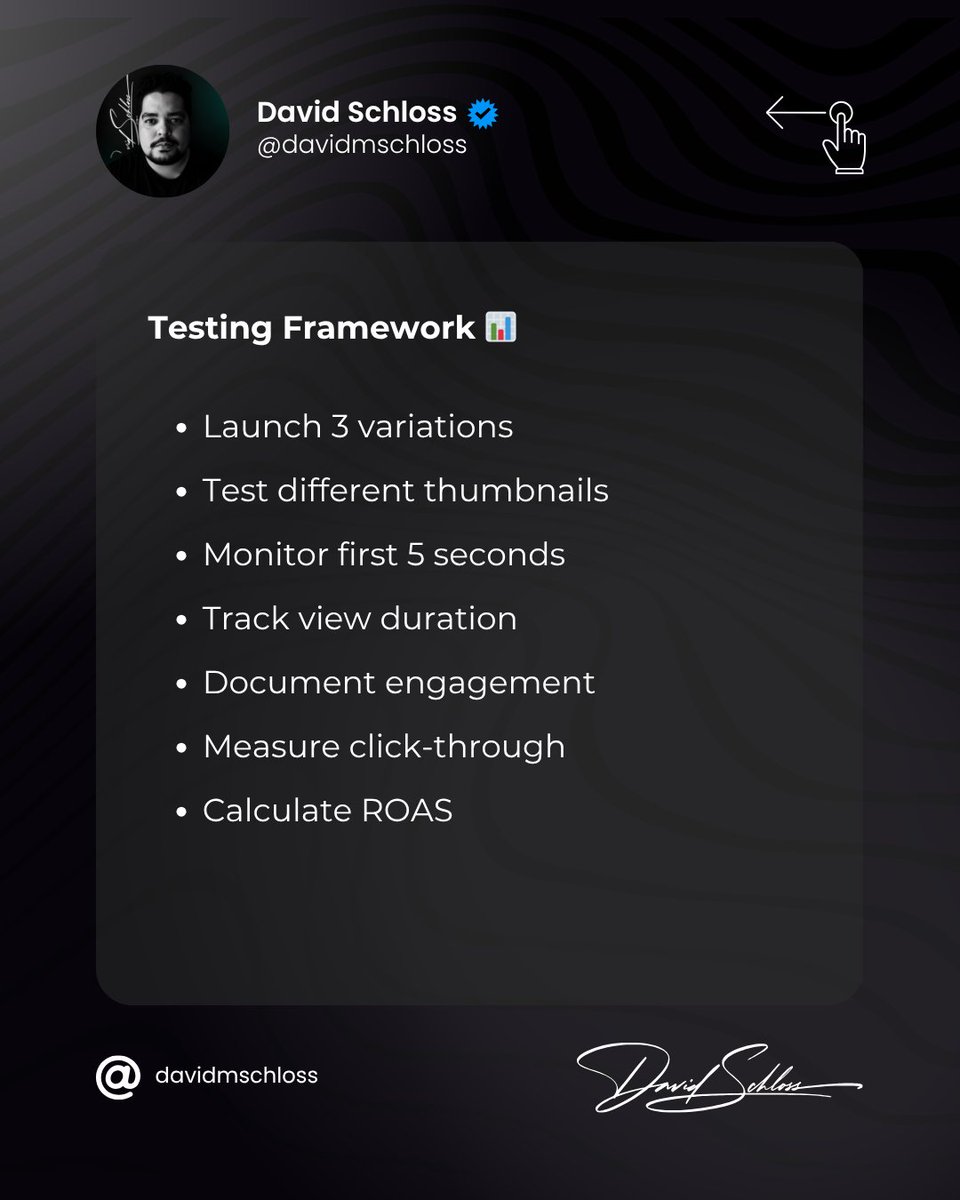 davidmschloss's tweet image. 8/11
Testing framework 🧪
Data, not ego, decides what scales.