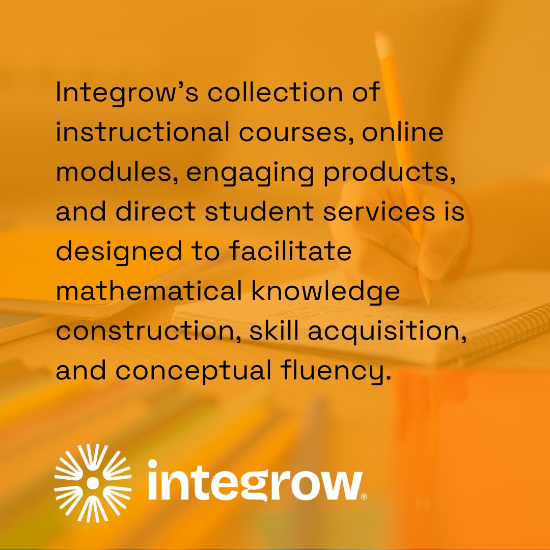 integrowmath's tweet image. A refreshed identity doesn’t change our dedication to educators and students. 🙌 #integrowmath #MathEducation #EdLeaders
