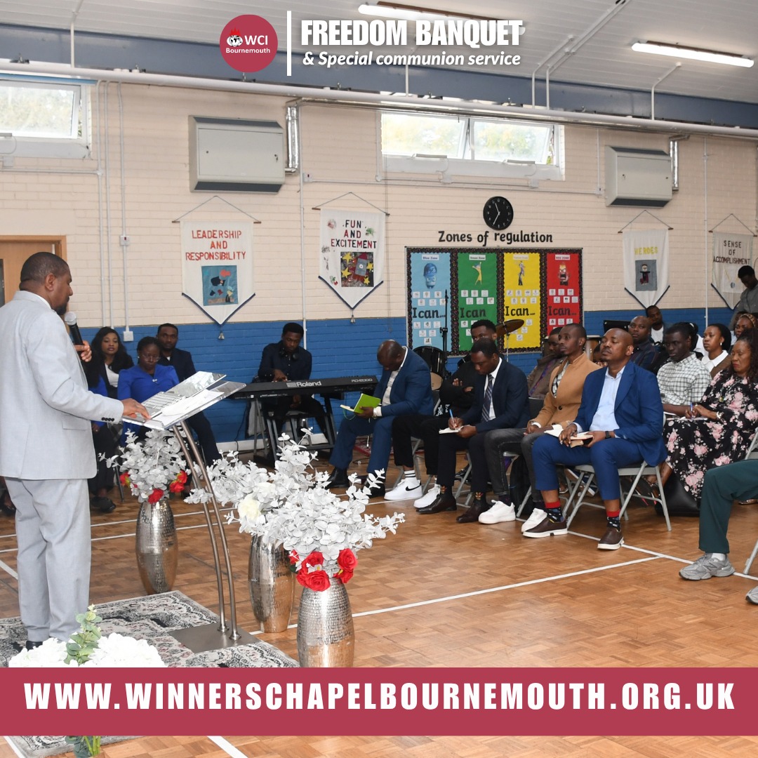 Wcibournemouth's tweet photo. Freedom Banquet Service  
#bournemouth #winnerschapelbournemouth #winnerschapel https://t.co/dlzsOZJkXl