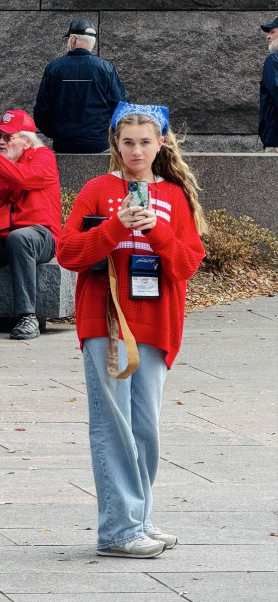 CGProgram's tweet image. Our youngest media member for Honor Flight, Selah from @fresnochristian. She’s doing a tremendous job. And big props to her adviser Kori, who also is on our media team. She sets the tone, and is a great example, for an aspiring journalist! @CVHonorFlight @thefeather