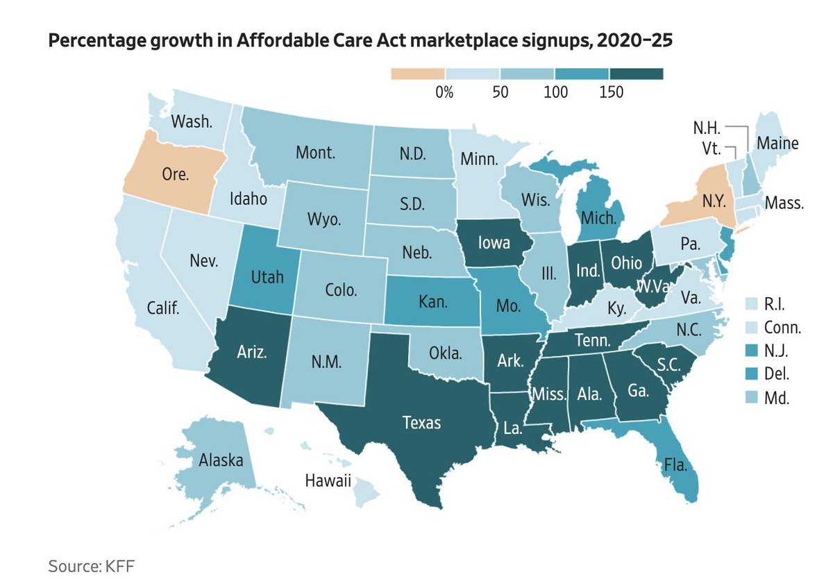 Health insurance premiums will double if the Republican majority doesn’t act, but they’d rather shut down the government than help their constituents or negotiate with Democrats.

And it’ll disproportionately hurt their own rural voters in red states.