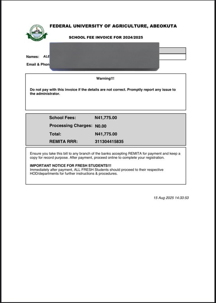 In Tonight Good spirit…🇳🇬
I humbly ask X to help with the Remaining 30% of my school fees bill.
N42,000

8140943196 OPAY. Please help.
Ejoor Edakun. Dont forget to repost.🥲