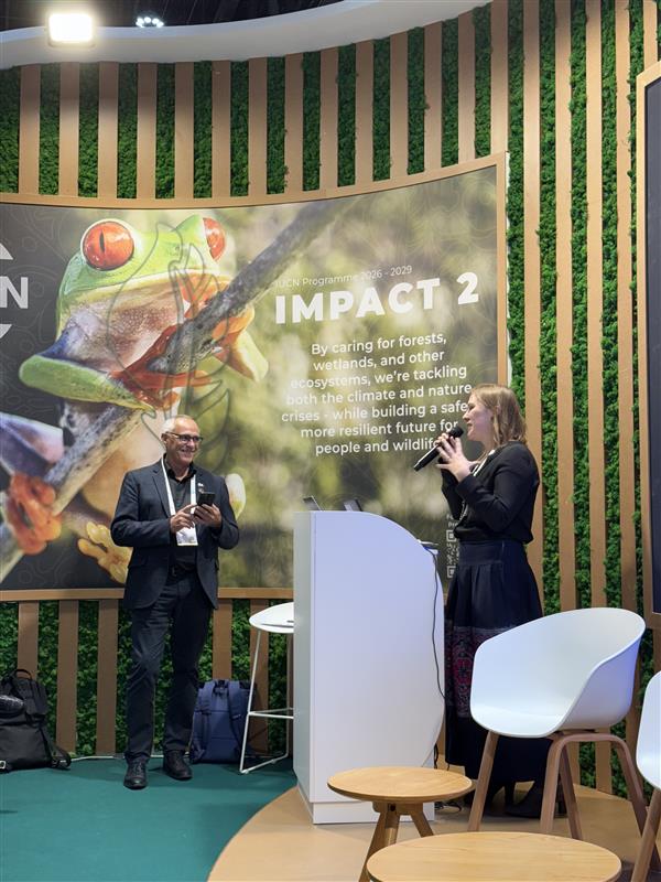 GlobalEbAFund's tweet image. Locally led action is driving climate resilience 🌱

At #IUCNCongress, the Global EbA Fund brought together partners from Latin America, the Levant, Asia &amp;amp; Africa to spotlight #EcosystemBasedAdaptation solutions.

📍 54 projects 
🌿 36 countries 
💰 $7.9M mobilised

Learn more 👉…