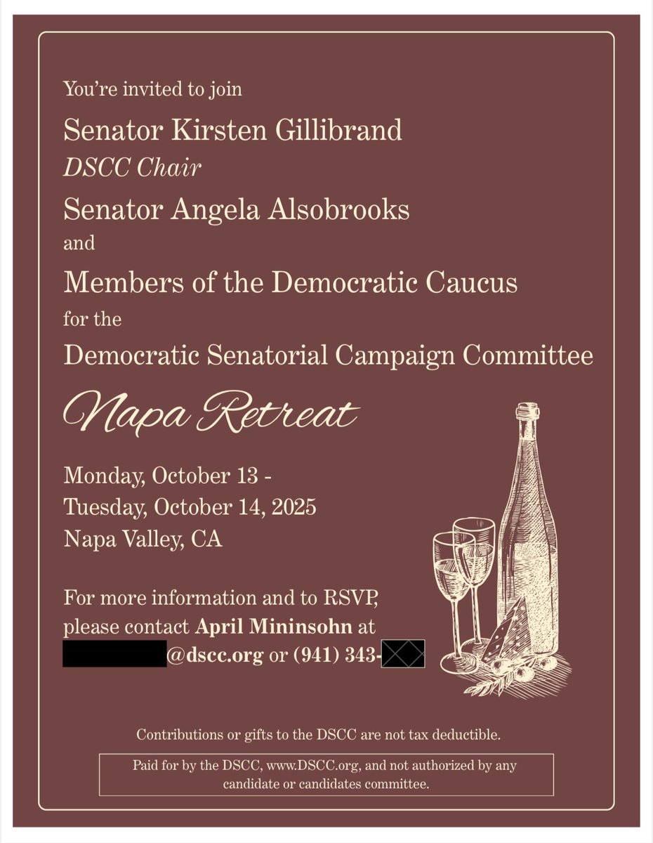 Here is what the Democrats are doing after the Democrats in the Senate used the filibuster rule to block  the vote of opening the government.

They are at a Napa Wine Country retreat in California while the military and thousands more that won't get their paychecks.