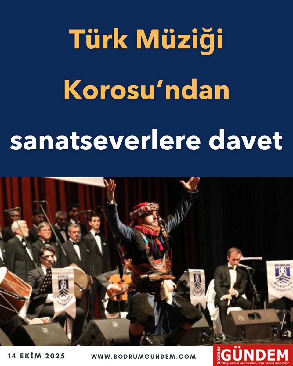 Türk Müziği Korosu’ndan sanatseverlere davet bodrumgundem.com/2025/10/14/tur…