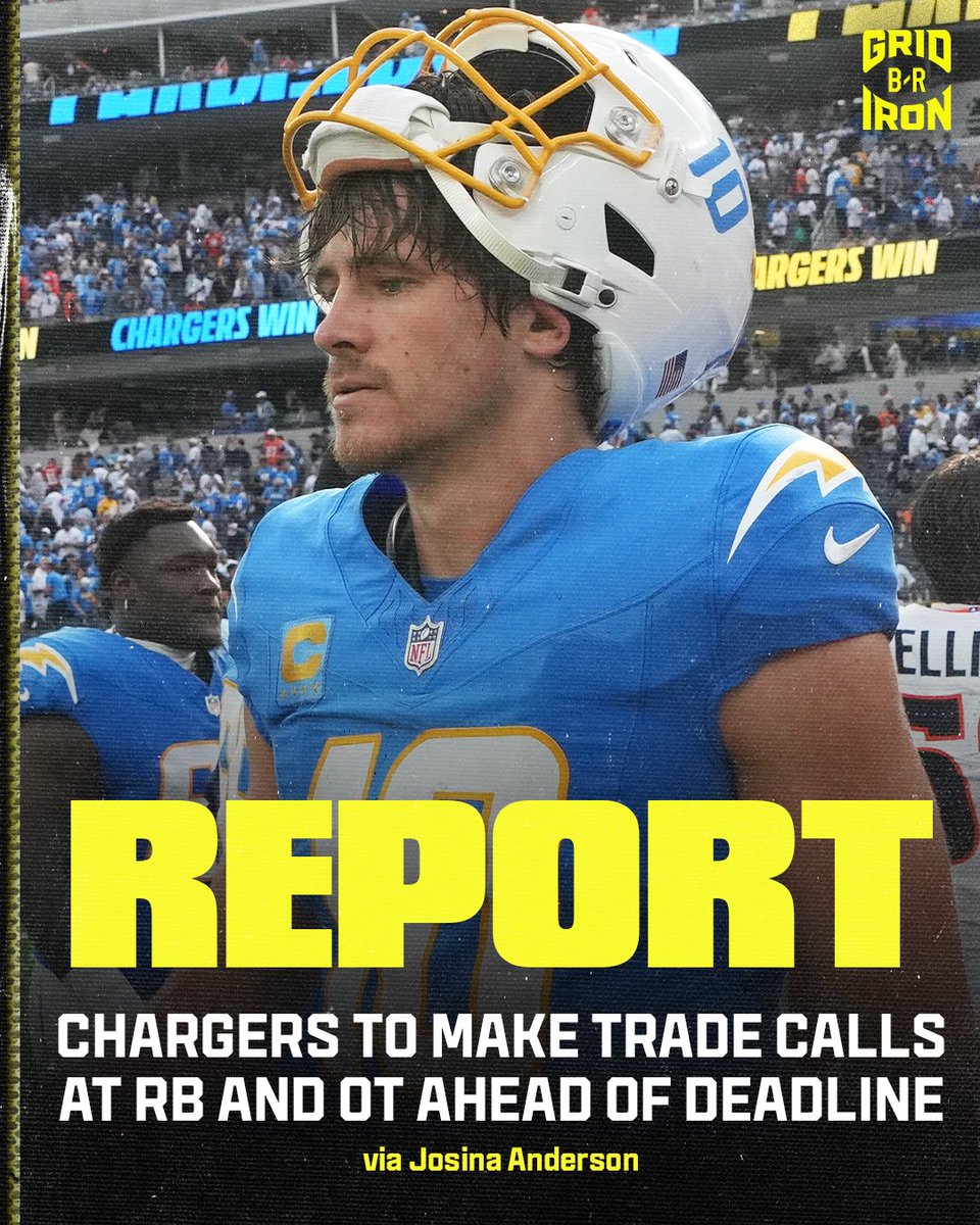 Chargers to be buyers at the deadline? 👀

(via @JosinaAnderson) 