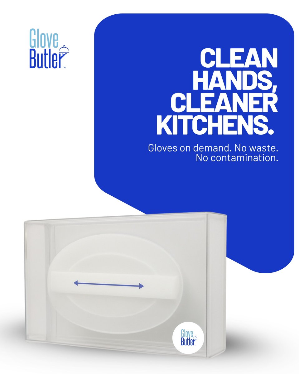 glovebutler's tweet image. Gloves on demand. No waste. No contamination.

Glove Butler keeps your kitchen staff efficient and your customers protected.

Because food safety isn’t optional—it’s essential.
.
.
.
#GloveButler #FoodSafety #KitchenTools #CleanCooking #SmartHygien