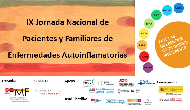 SERPE_ReuPed's tweet image. 📢 IX Jornada Nacional de Pacientes de Enfermedades Autoinflamatorias
📌 Formato hibrido: presencial Madrid y virtual
🗓️ 8 de noviembre 9.45 a 14h
✍🏻Inscripciones presencial y virtual ➡️
forms.office.com/pages/response… (1/2)