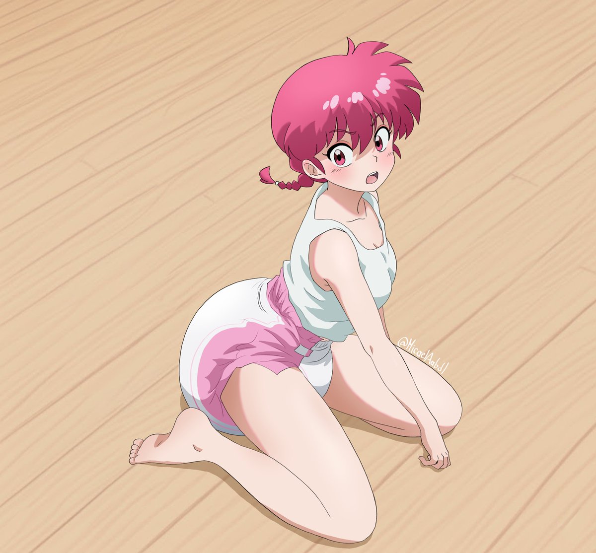 Ranma doesn't seem to be very happy with the diaper curse

#abdl #abdlgirl #diaper #diapergirl #abdlart