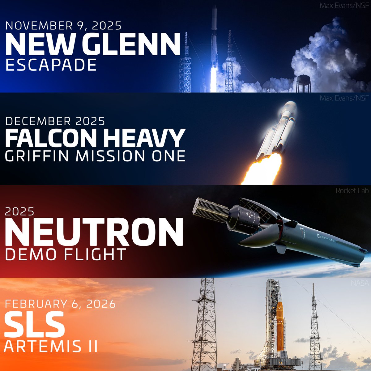 Feeling the post-launch blues? Don't worry, there's plenty of Big Rocket Action coming up very soon: