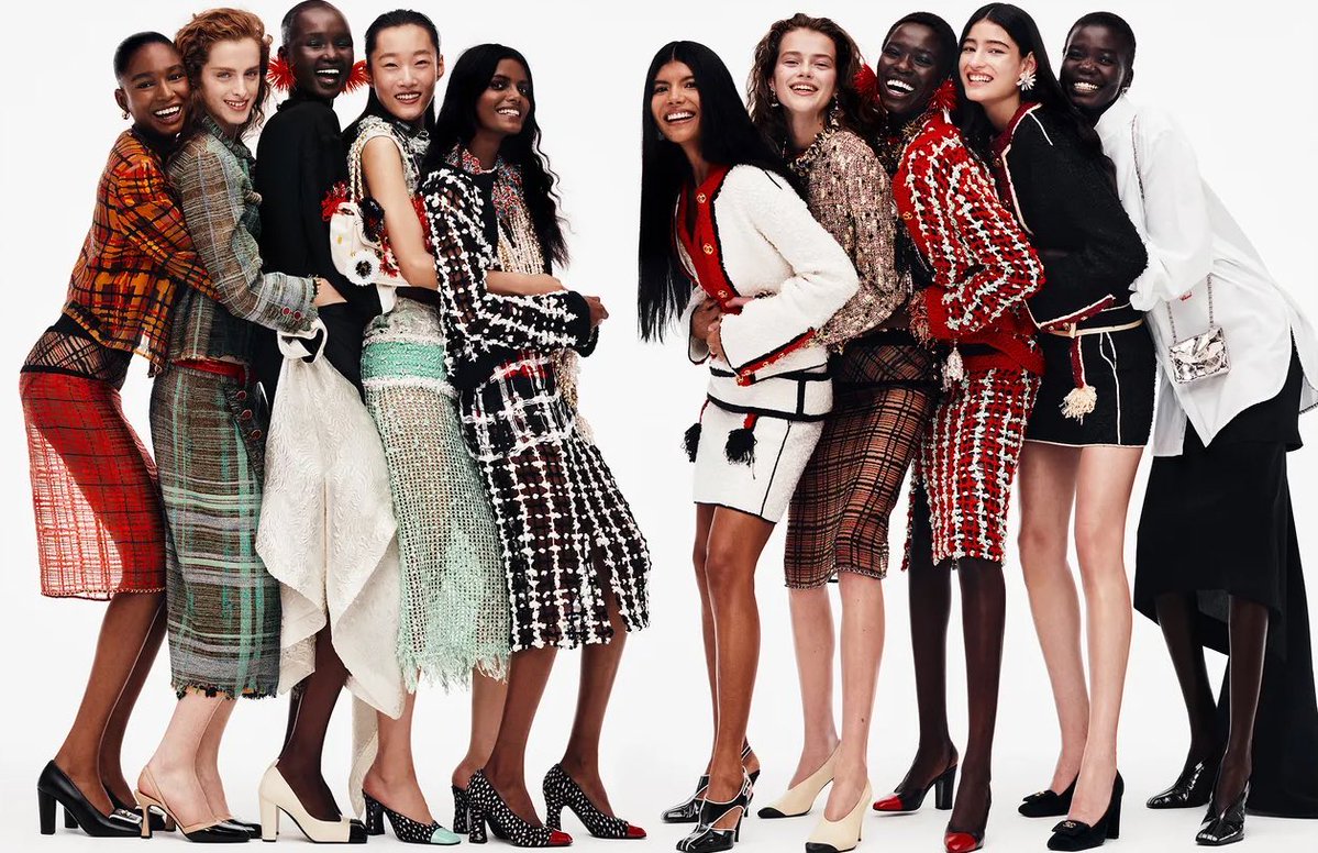 life is birthed back into chanel, this is very reminiscent of iconic editorial styles in the 90s &amp; 00s. by rafael pavarotti.