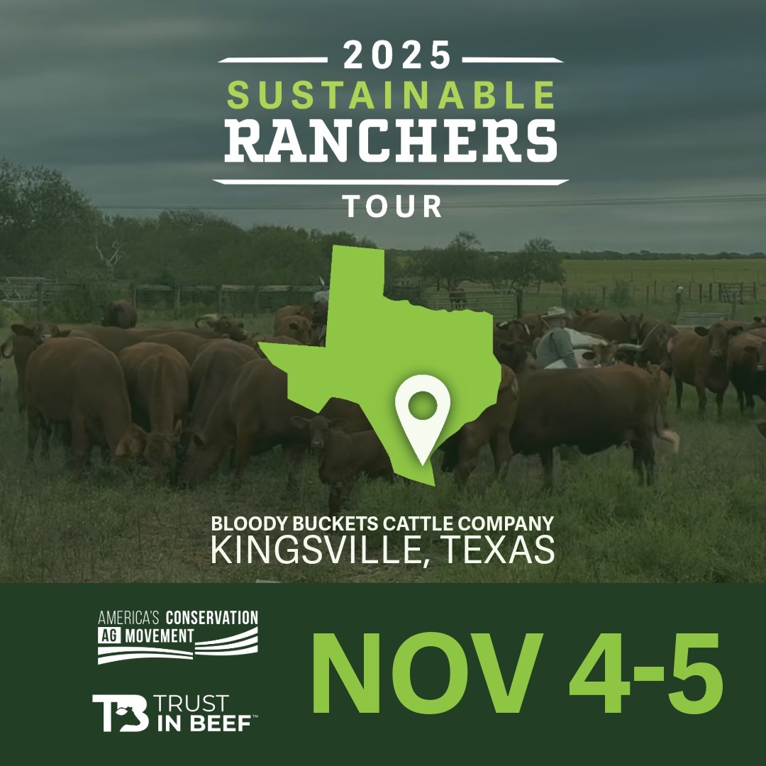 The 2025 Sustainable Ranchers Tour is coming to TEXAS! Mark your calendars now and plan to join us at Bloody Buckets Cattle Company on November 4-5 for education, demos and products to increase efficiency and profitability on your ranch. Register today ▶️hubs.ly/Q03Nw8Z50