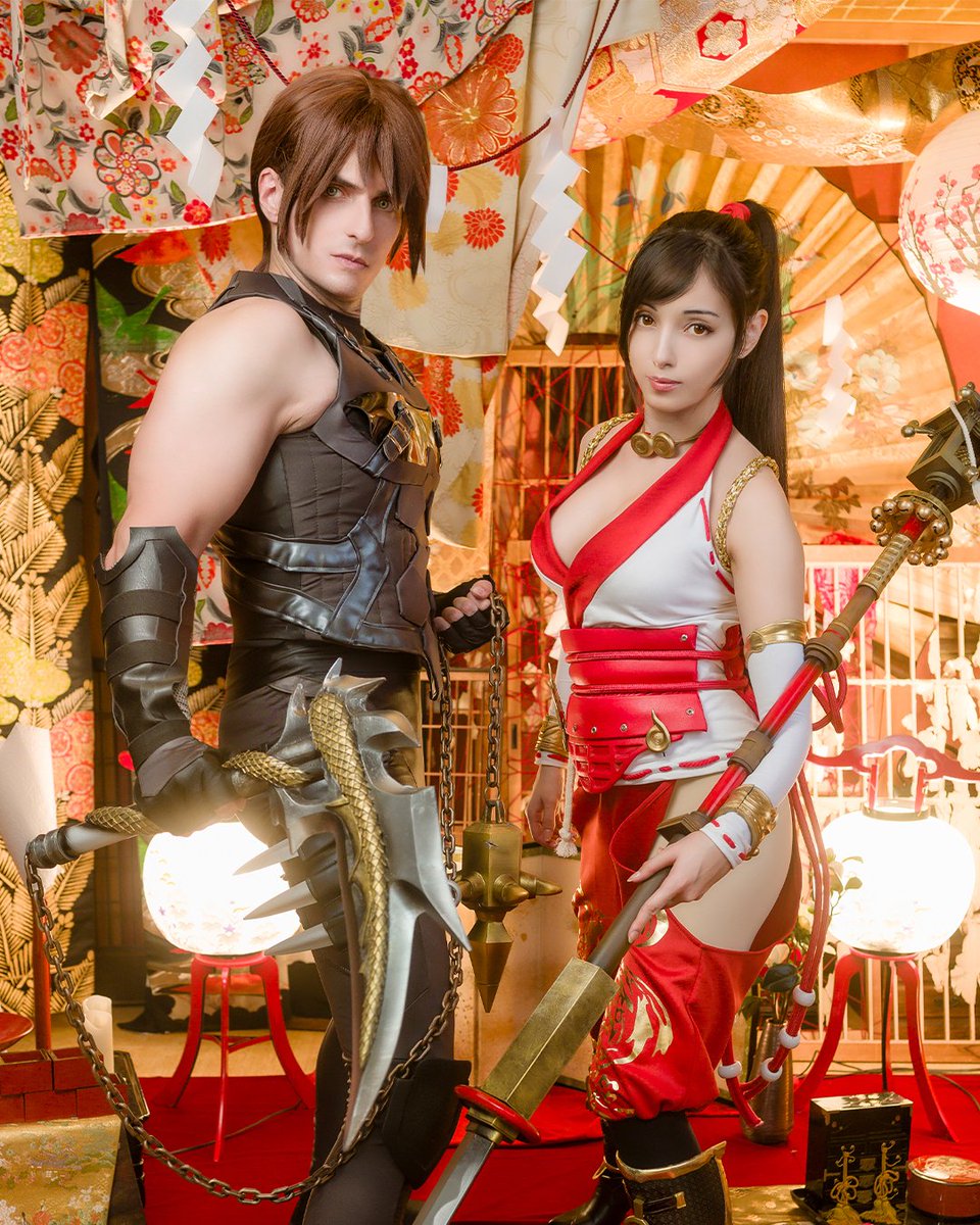 sanocos's tweet photo. #Ninjagaiden4 will be here soon! I'm really excited for the game! Here are some pics We've taken during our time in Japan! 

Got inspiration of the unmasked Ryu in Ninja Gaiden Dragon Sword

@KoeiTecmoUS @TeamNINJAStudio #ninjagaiden #ryuhayabusa #momiji https://t.co/YwGAqjbKCb
