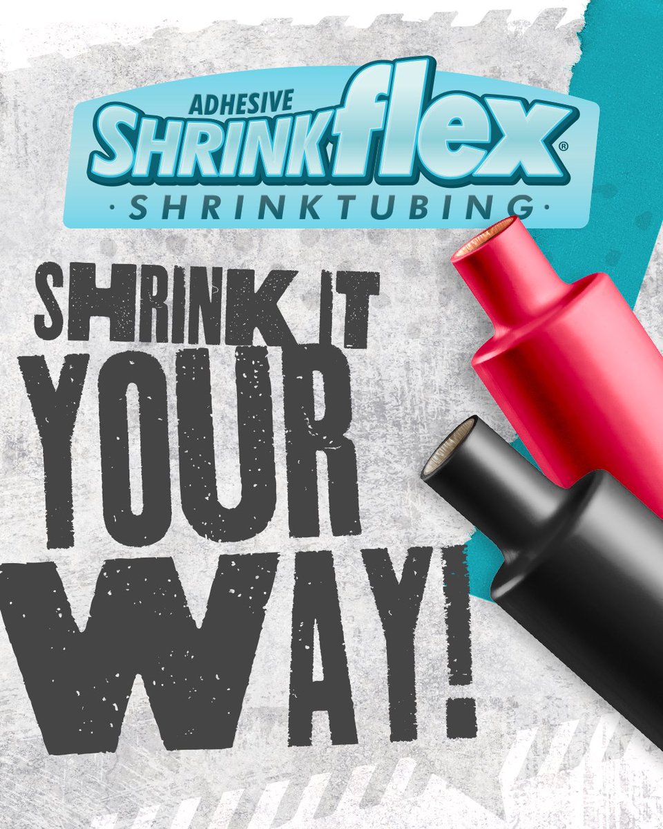 Techflex_inc's tweet image. When failure isn’t an option, produce strong, weathertight seals for your cables with Shrinkflex® Dual Wall Adhesive heatshrink tubing. #AdhesiveLined #HeatShrinkTubing #CableProtection