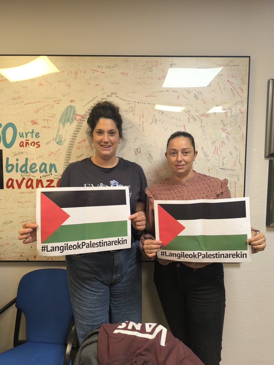 ComiteGorabide's tweet photo. GORABIDEKO LANGILEOK PALESTINAREKIN 
#LangileokPalestinarekin #u15langileokpalestinarekin
#15oworkersforpalestine https://t.co/cH41zRbAnE