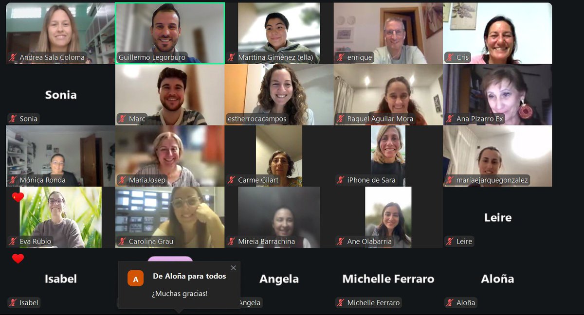 Primera sesión del curso de formacion del profesorado Gen-Te-Fem. Más de 40 docentes y futuros docentes compartiendo evidencias científicas y diálogos con el sueño de avanzar hacia mayor igualdad, coeducación y relaciones libres de violencia con <a href="/Esther_Roca/">Esther Roca 🌸</a>