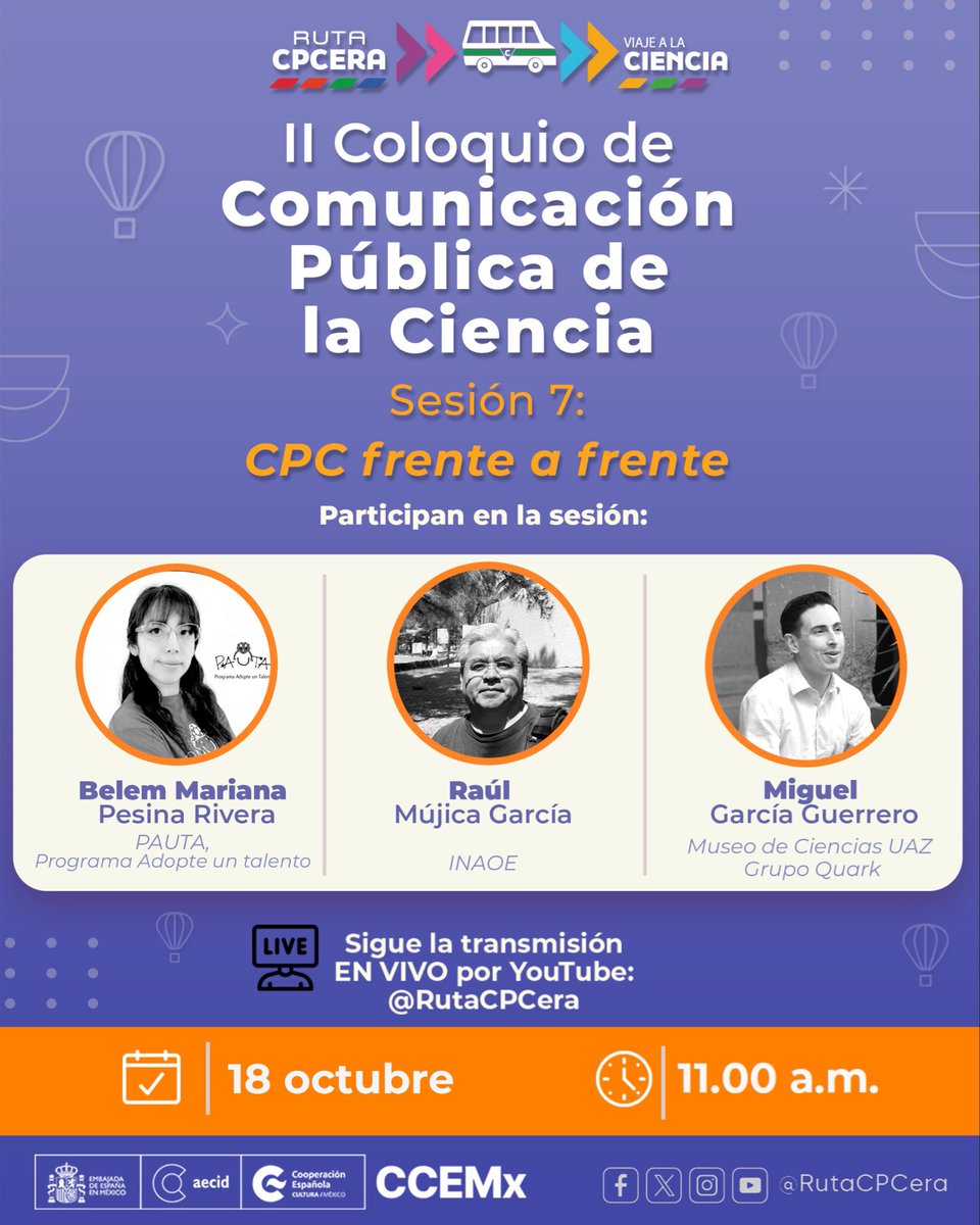 RutaCPCera, viaje a la ciencia tweet media