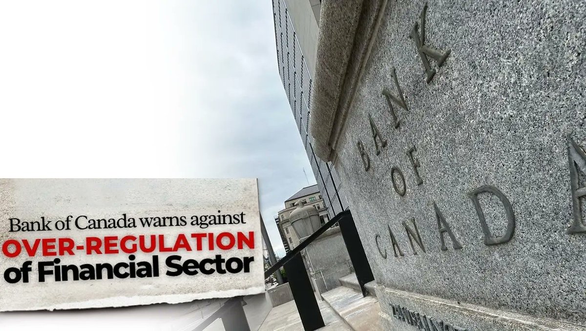 DaynewsCa's tweet image. daynews.ca/bank-of-canada… 
Bank of Canada Warns Over-Regulation Could Stifle Financial Innovation #OverRegulation