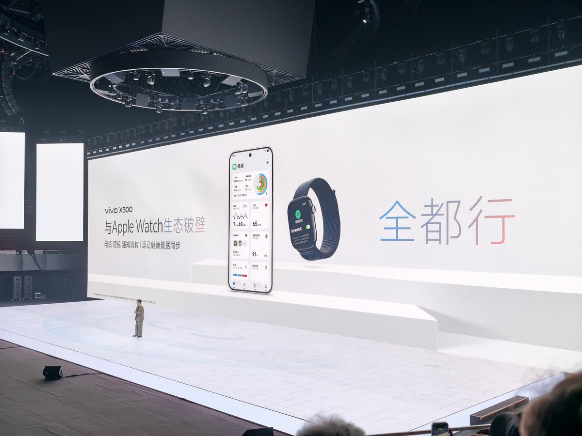 digidoty's tweet image. The vivo X300 Series works smoothly with Apple devices like... iPhone, iPad, MacBook, AirPods, even Apple Watch.
You can mirror your screen on Mac/iPad and use all AirPods features too.
#vivo #vivoX300Pro #Smartphones #Android #iPhone #Apple #AppleEcosystem