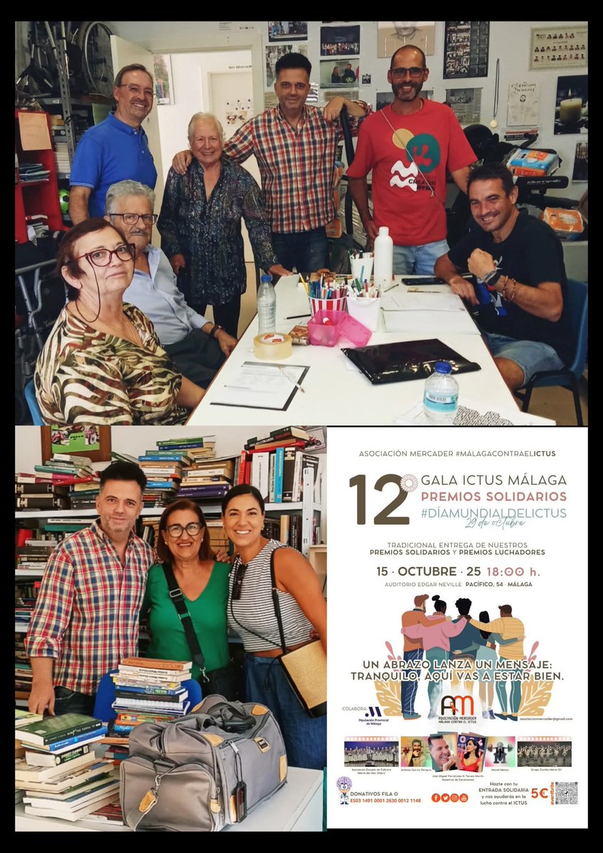 Asociación Mercader (@asocmercader) on Twitter photo Maravilloso martes con los luchadores en la sede ❤️
Mañana Gran Día #Galaictus #EdgarNeville <a href="/diputacionMLG/">Diputación de Málaga</a> 18.00
Gracias a las familias que nos visitan. Estáis todos invitados a ver el trabajo que se realiza en la rehabilitación afectados de ictus 🤗🙏 #Málagacontraelictus Maravilloso martes con los luchadores en la sede ❤️
Mañana Gran Día #Galaictus #EdgarNeville <a href="/diputacionMLG/">Diputación de Málaga</a> 18.00
Gracias a las familias que nos visitan. Estáis todos invitados a ver el trabajo que se realiza en la rehabilitación afectados de ictus 🤗🙏 #Málagacontraelictus