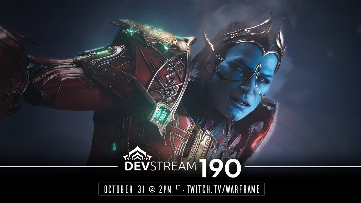La date du prochain Devstream en l'honneur de la Triade du Diable a été annoncée, rendez-vous donc le 31 OCTOBRE à 14h HE, soit 19h FR.

Apprenez-en plus sur nos trois prochaines Protoframes, Marie Leroux, Père Lyon Allard et Roathe : forums.warframe.com/topic/1470870-…

#warframe #français