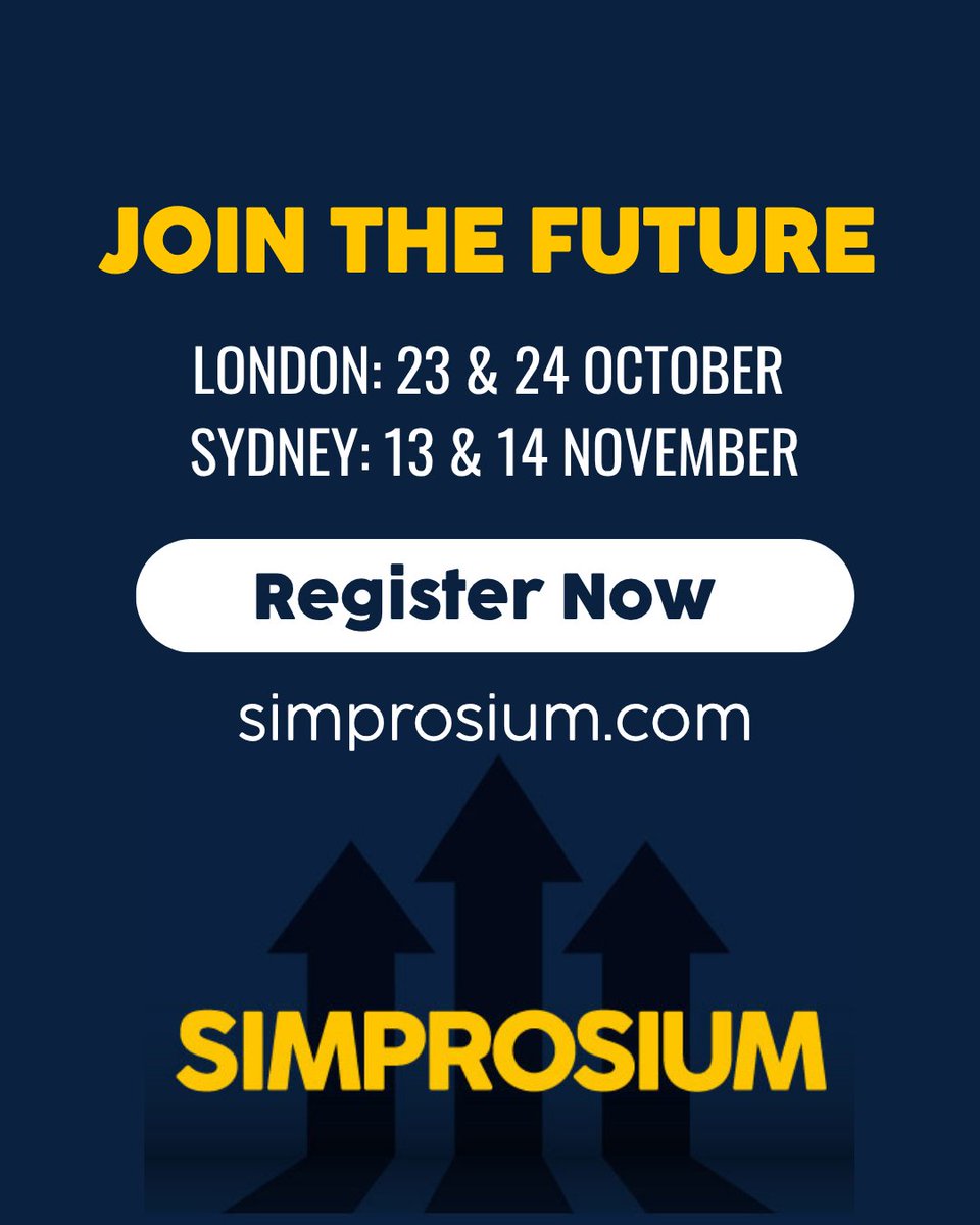 The trades landscape is evolving faster than ever. If you're serious about not just surviving but leading, you must attend #Simprosium 2025.

Reserve your spot to join us in London, 23 &amp; 24 Oct, or Sydney, 13 &amp; 14 Nov: simprogroup.com/simprosium

#FieldServices #Trades