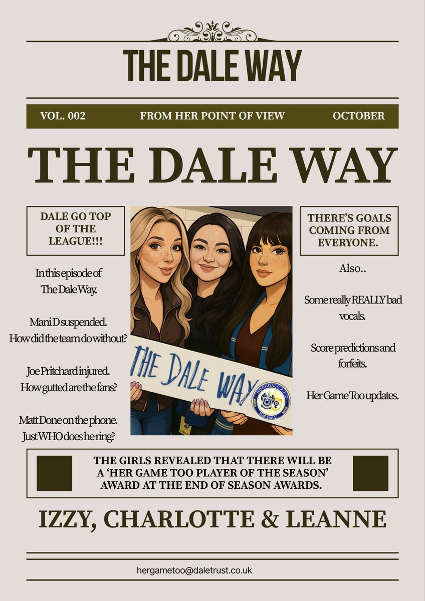 Give us a listen 💙

open.spotify.com/episode/5olBJJ…

youtu.be/95FZL7WabW4 

<a href="/izzywhiteleyx/">Isabelle Whiteley</a> <a href="/CharxRafc/">ℂ𝕙𝕒𝕣 💙⚽️</a> <a href="/LeanneRAFC_x/">Leanne 🆙💙⚽️</a> <a href="/RochdaleHGT/">#HerGameToo | RAFC</a>