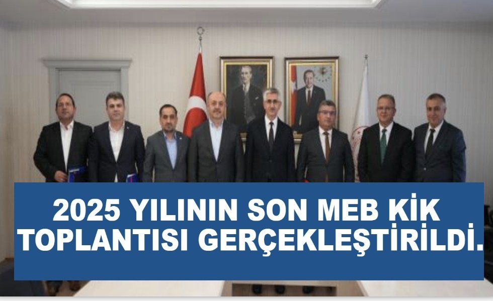 Milli Eğitim Bakanlığı (MEB) Kurum İdari Kurulu’nun (KİK) Ekim 2025 toplantısında;

• Görevde yükselme ve ünvan değişikliği sınavları
• Resen atamalar
• Yarım zamanlı çalışma hakkı
• Alan değişikliği
• Uzman ve başöğretmenlik ünvanları için aranan süreler
• İlçe grupları
•