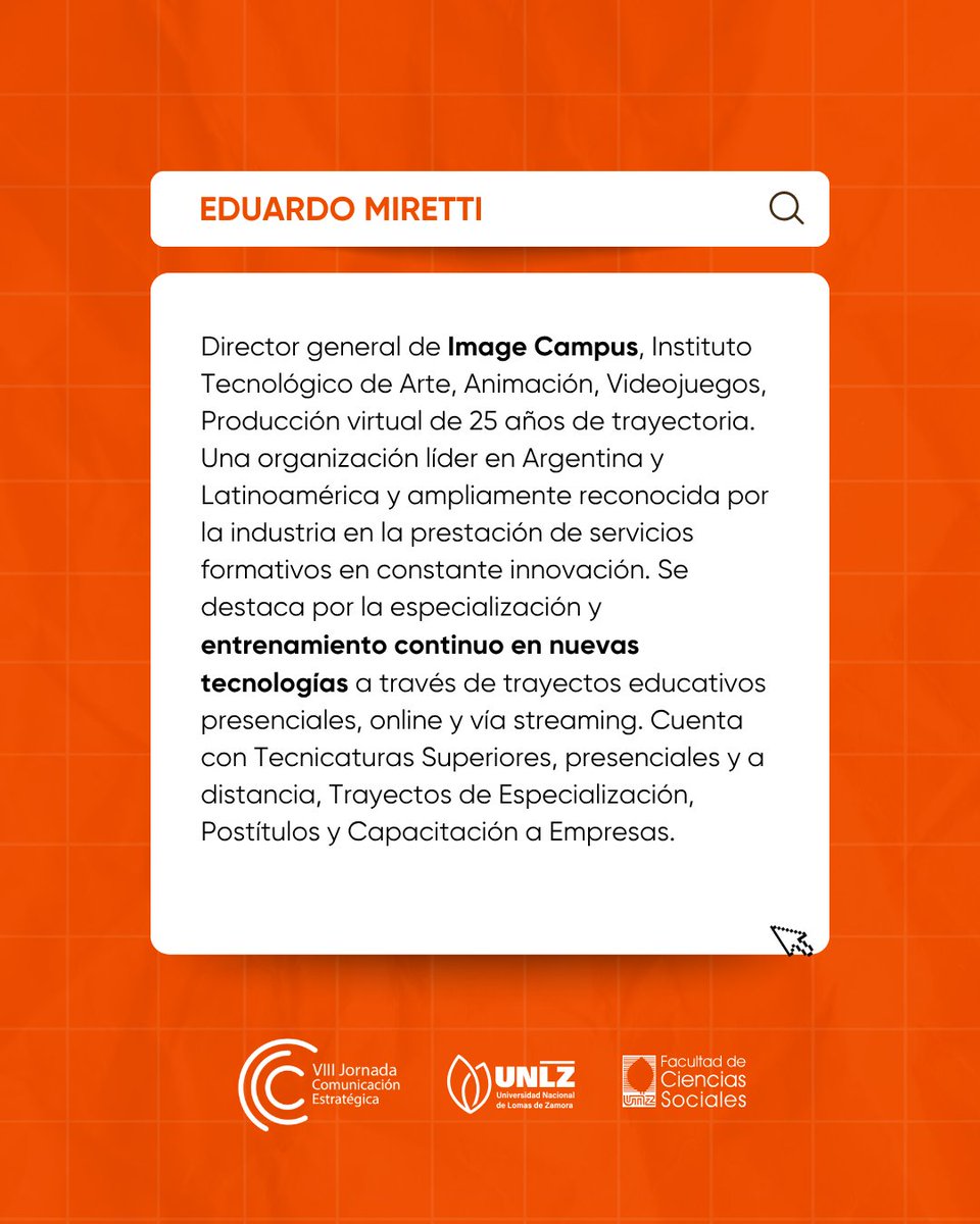 Comunicación Estratégica UNLZ tweet media