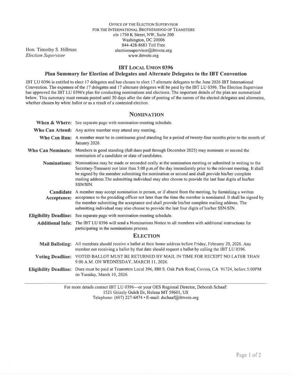 Teamsters Local 396 tweet media