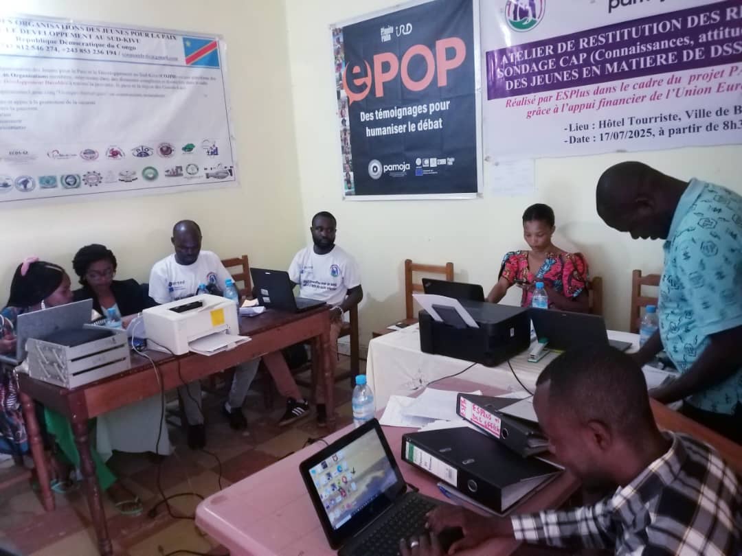 EmergenceESPlus's tweet photo. #ESPlus a accueilli l'équipe du projet #PAMOJA_RDC pr des évaluations intermédiaires GOCA.
Porté par @Acted en partenariat RFI Planète Radio, Secteur Media,#CNONGD et #COJESKI, il vise à développer les capacités d’action des OSC et des radios de proximité. Finacement @UEenRDC https://t.co/nwUG2l9e5Z