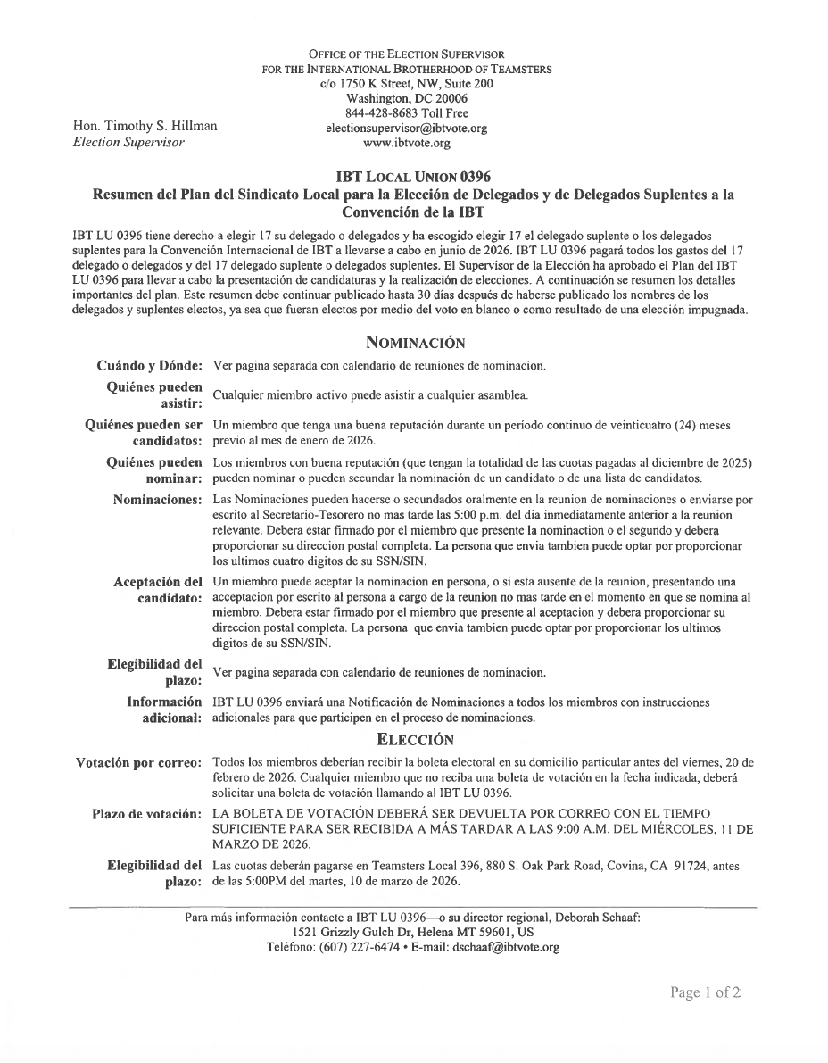 Teamsters Local 396 tweet media