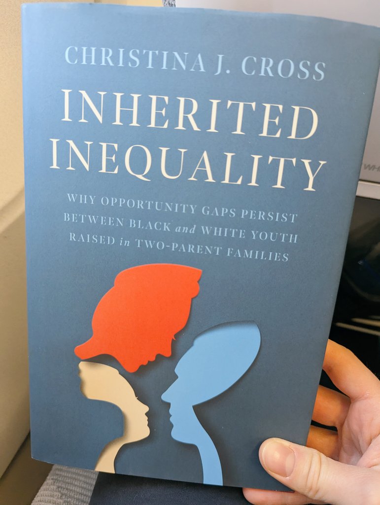 Zach Parolin (@zparolin) on Twitter photo Have you picked up your copy of Inherited Inequality yet? You should! Congratulations to <a href="/christinajcross/">Christina J. Cross</a> on this data-driven, accessible, and profoundly important account of why family structure does not explain the relative disadvantages of Black youth. Have you picked up your copy of Inherited Inequality yet? You should! Congratulations to <a href="/christinajcross/">Christina J. Cross</a> on this data-driven, accessible, and profoundly important account of why family structure does not explain the relative disadvantages of Black youth.