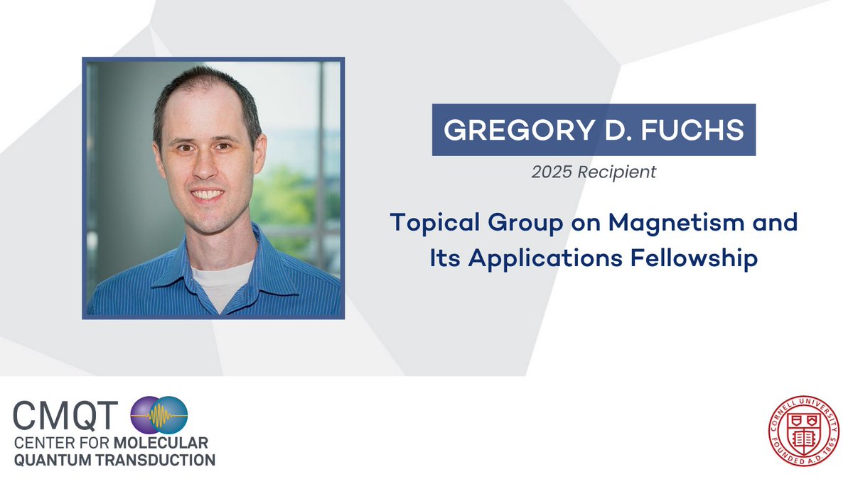 CMQT - Center for Molecular Quantum Transduction tweet media