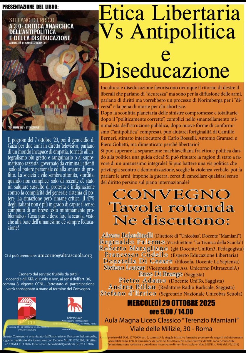 Deliademarinis1's tweet photo. Leggo una circolare a #scuola con allegata questa locandina.

Il soggetto che organizza è qualificato alla formazione con decreto #MIUR. 

Questa NON è “formazione”!👇🏼 https://t.co/SS2IlONy0U