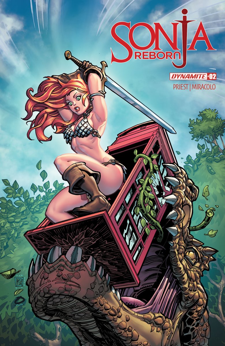 DynamiteComics's tweet photo. In stores this week, Sonja Reborn #2 with covers by Stjepan Sejic, Stuart Sayger, Chad Hardin, Greg Land and model Ani-Mia.

#redsonja #christopherpriest #alessandromiracolo #stjepansejic #stuartsayger #chadhardin #gregland #animia

https://t.co/RttIN4dwgW https://t.co/2rdCEYZe7f