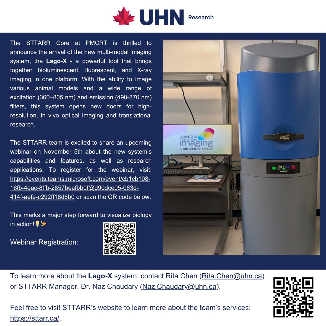 UHN Research & Innovation Cores tweet media