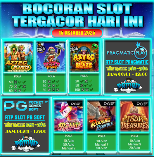 RESULT_PAM4D's tweet image. Selamat pagi  Member setia PAM4D  

Kami infokan untuk Room slot tergacor hari ini yang memicu kemenangan besar💣📷 

#pam4d #tototogel #situstogelonline