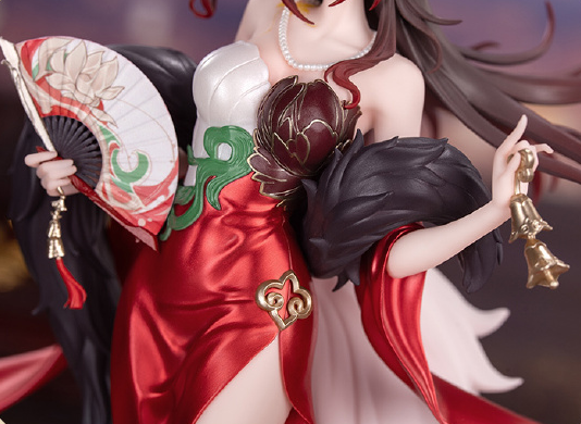 timelytingyun's tweet photo. Closeups of the new 1:8 scale Fugue figure! 🦊🪭✨ https://t.co/74gVm6ooNn
