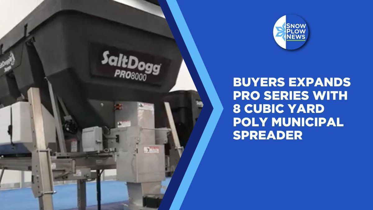 Buyers Products Company has unveiled the Pro 8000, an 8-cubic-yard poly municipal spreader that delivers big capacity, full municipal-grade features, and a 30% cost savings over stainless steel models.