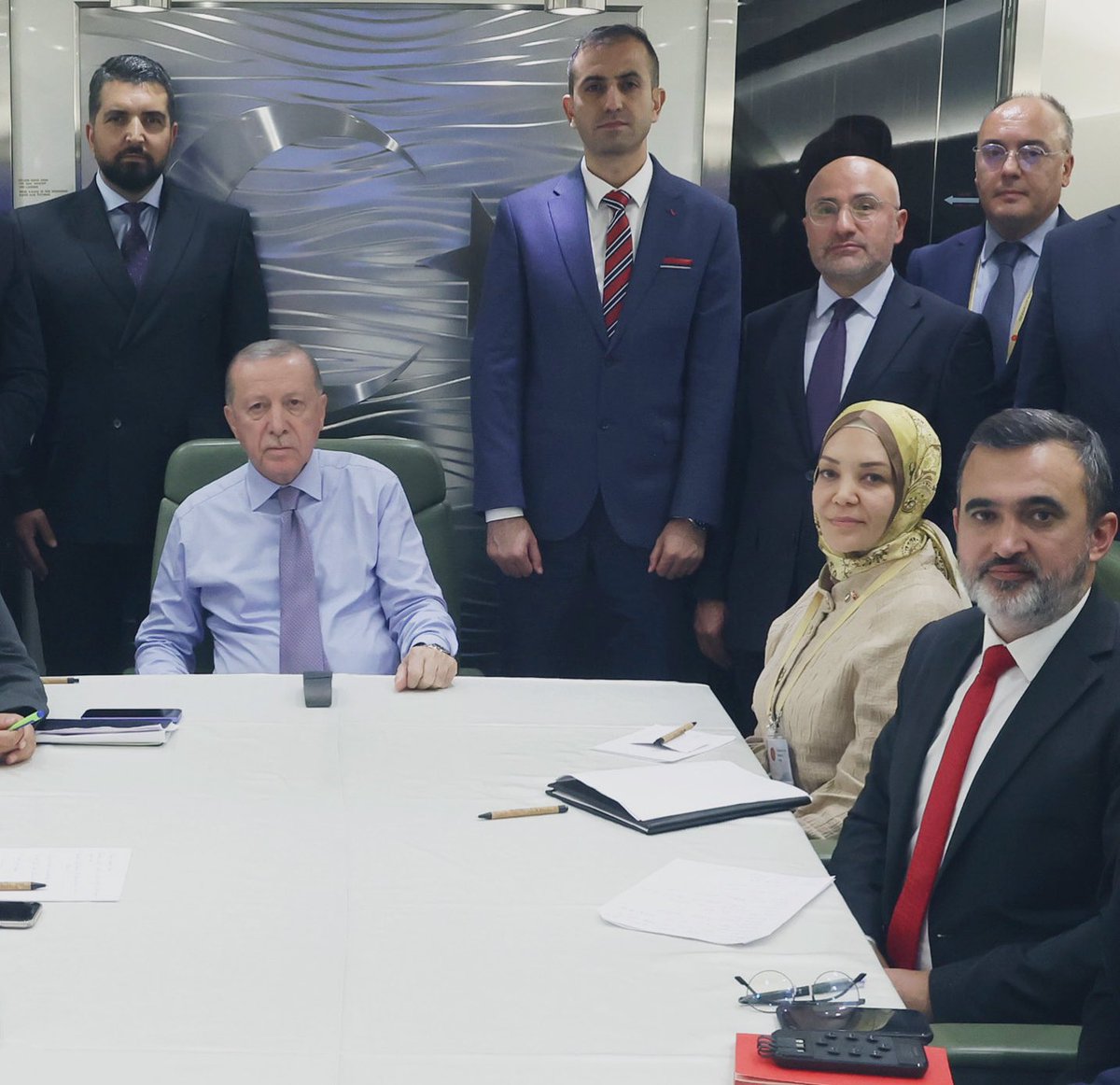 Highlights from our interview with President Erdoğan on the way back from Sharm el Sheikh Summit: