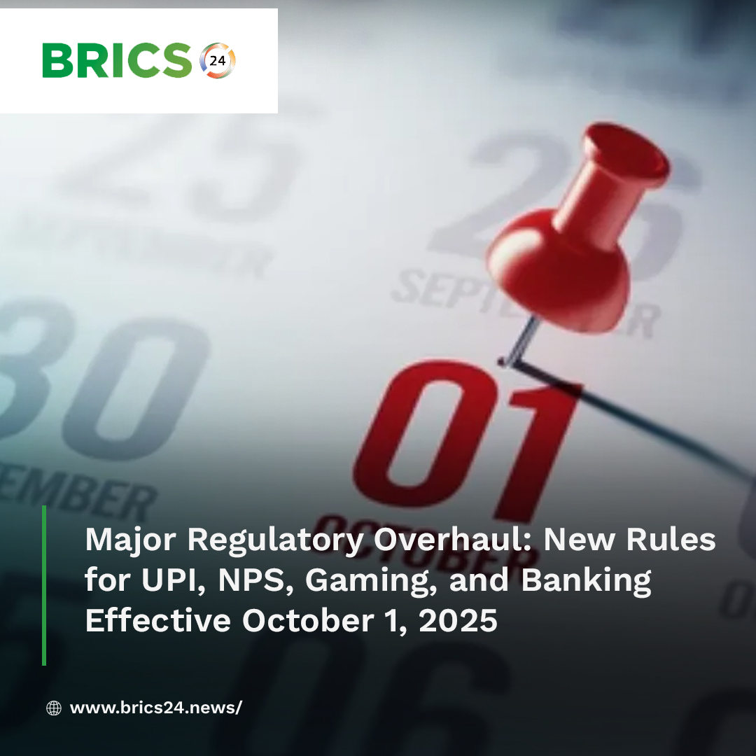 brics24news's tweet image. New Month, New Rules! India rolls out major changes: NPS subscribers get 100% equity option, UPI &quot;collect request&quot; is banned for security, and all real-money gambling apps are outlawed. RBI also starts continuous cheque clearing for faster banking!
#brics24 #IndiaReforms