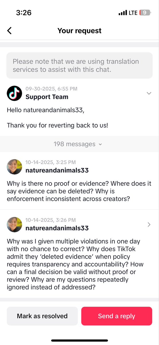 rainbowreact's tweet image. Why is TikTok refusing to answer questions?
⚠️ No proof of violation
⚠️ Other creators post identical content penalty-free
⚠️ Multiple strikes in one day
⚠️ “One appeal only” (not in policy)
⚠️ They admit they DELETED evidence
This isn’t transparency—it’s selective enforcement.