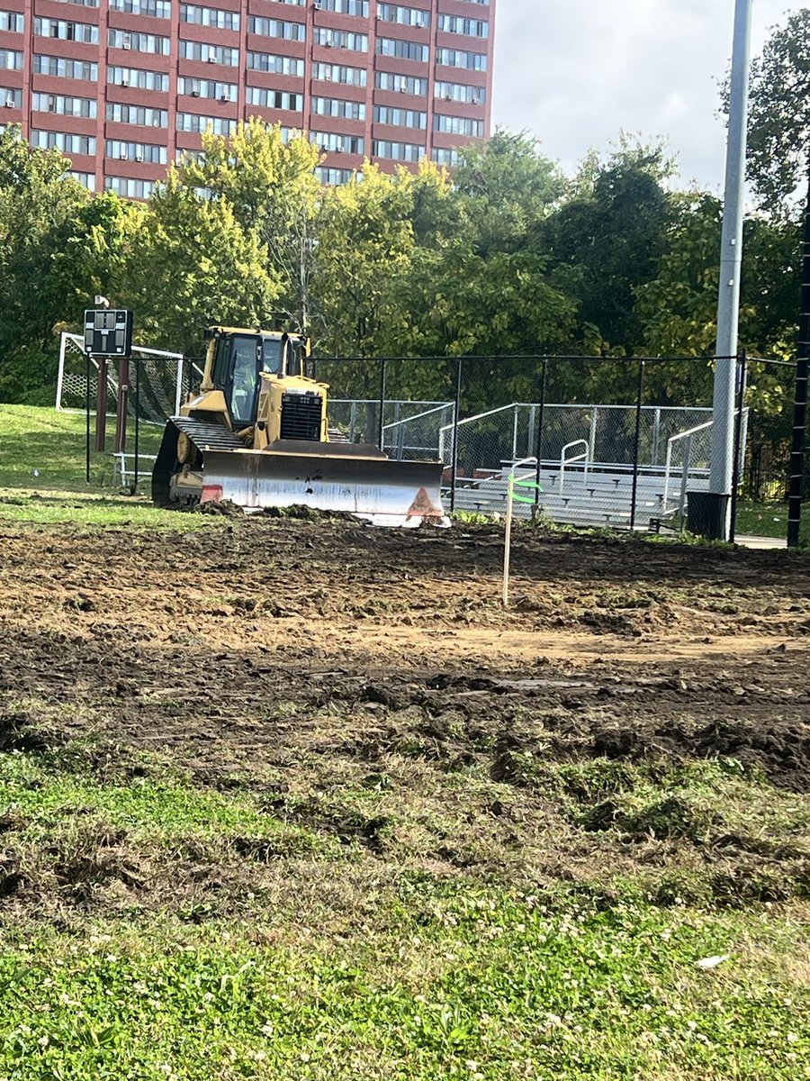 KKC baseball field construction has started