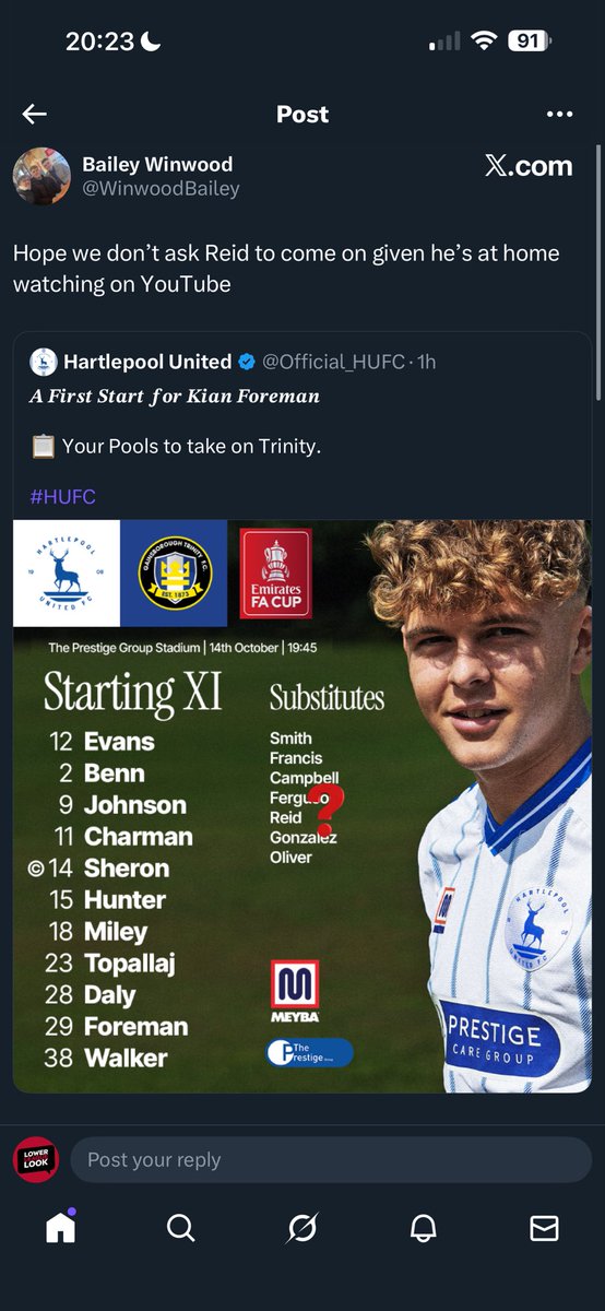 The Lower League Look tweet media