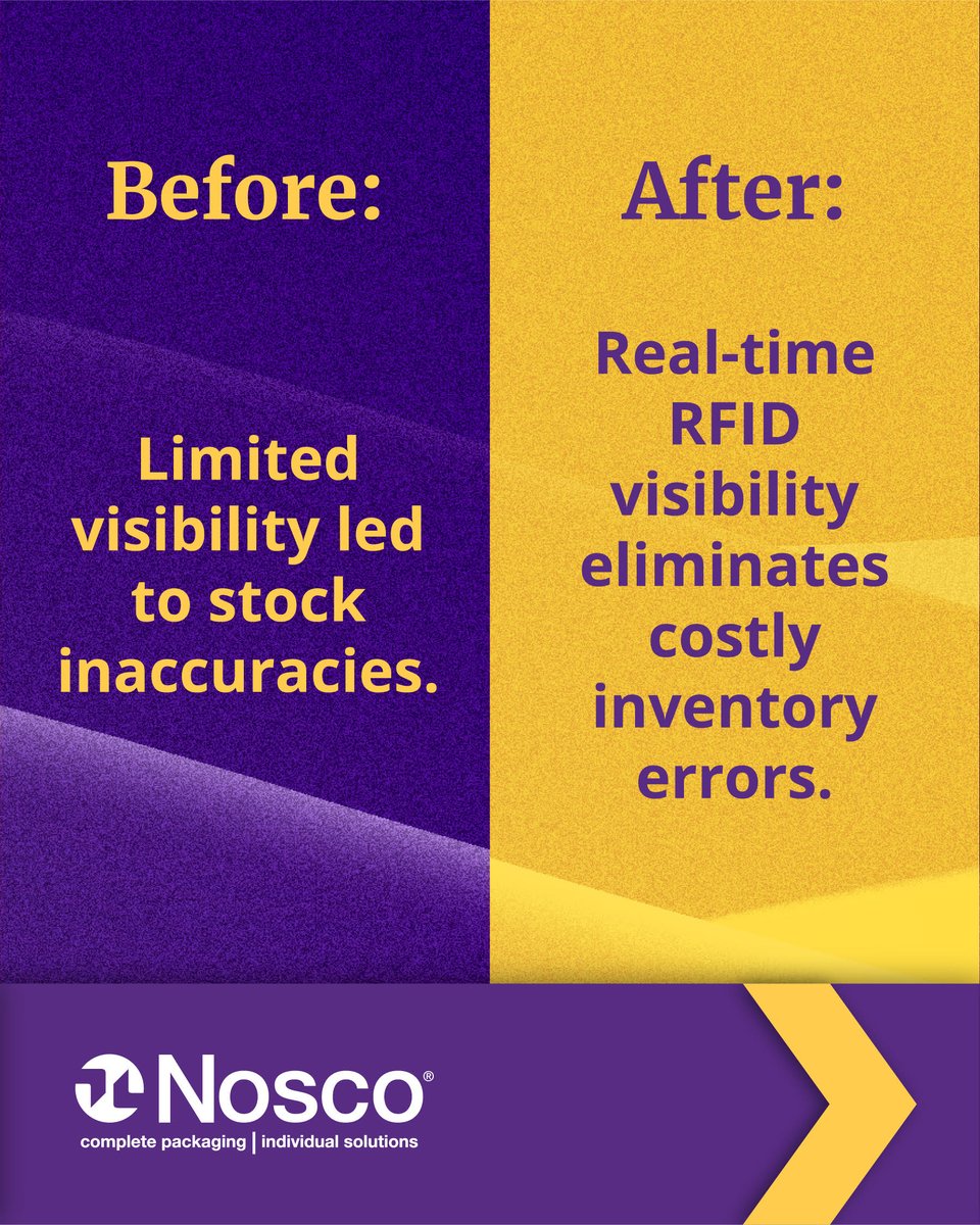 Nosco_Unpacked's tweet photo. Myth: RFID is complex and costly.
Fact: RFID readers are nearly twice as accurate as a decade ago, and tags cost far less – making smart packaging affordable and achievable.
Discover how easy RFID integration can be: https://t.co/pVKDQ1jeun

#RFIDMyths #SmartPackaging #NoscoRFID https://t.co/HstEtzhFDX