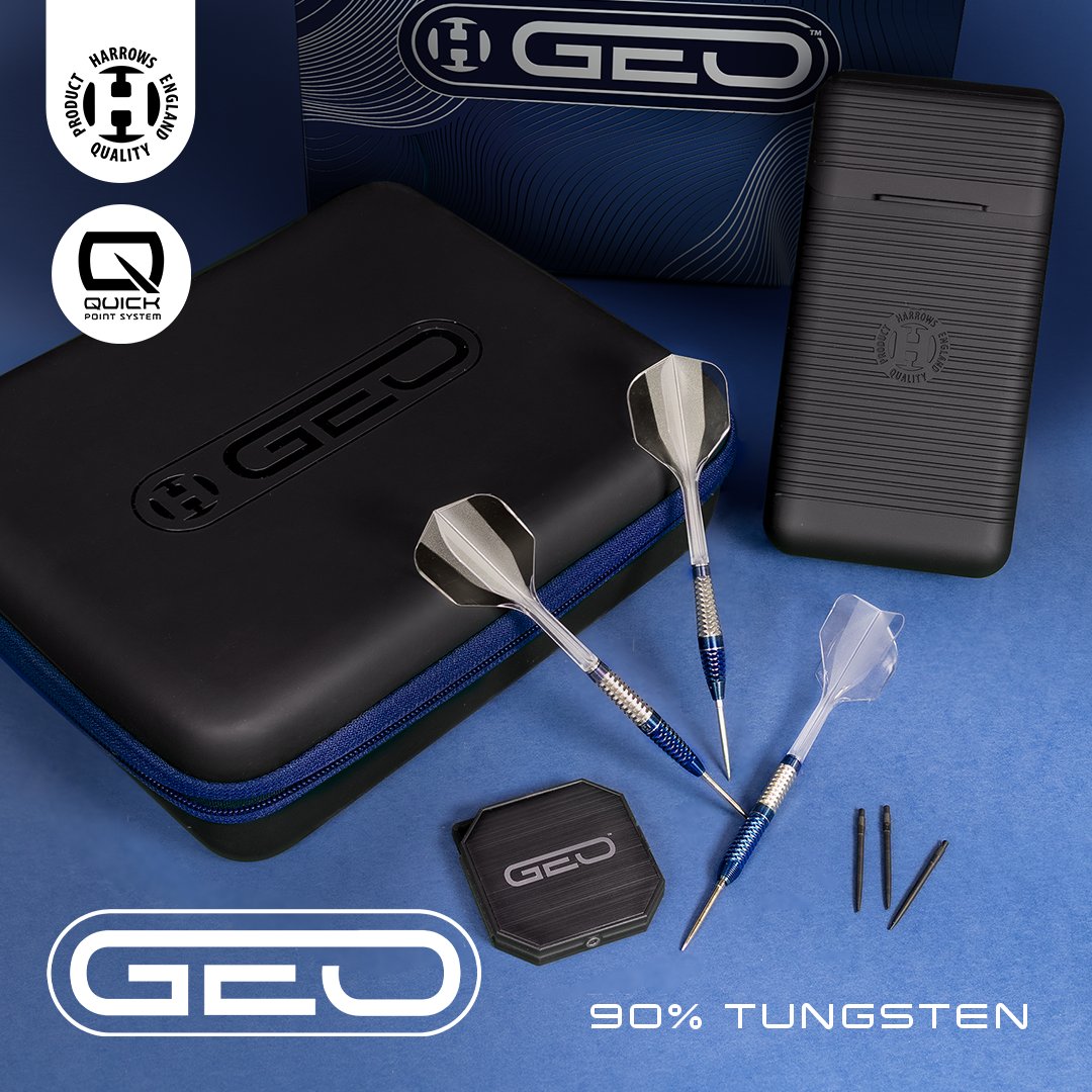 HarrowsDarts's tweet image. Geo Quick Point Darts – The Next Generation

Available now 👉 harrowsdarts.com/collections/20…

Geo isn’t just a dart, it’s geometry forged in tungsten. Every cut, groove, and angle is designed to play with light, symmetry, and movement.

Inspired by infinite tessellations and repeating…