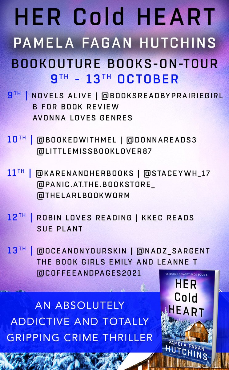 Robin Loves Reading: BLOG TOUR - Her Cold Heart by Pamela Fagan Hutchins 🌟🌟🌟🌟🌟  robinlovesreading.com/2025/10/blog-t… <a href="/PamelotH/">PamelaFaganHutchins</a> <a href="/bookouture/">bookouture</a>
